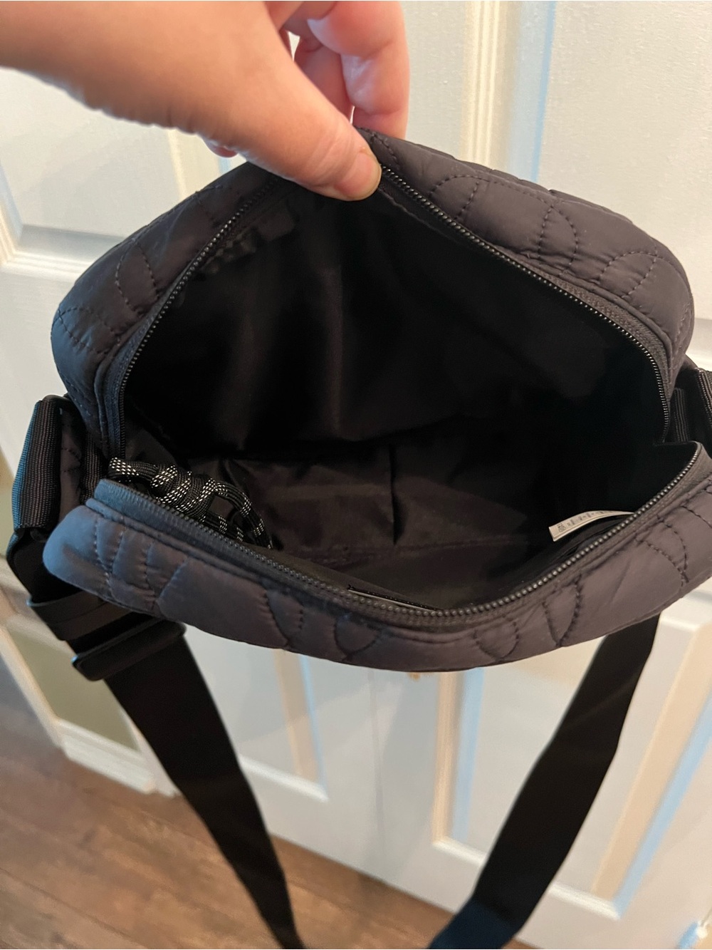 Lululemon Quilted Black Crossbody Bag